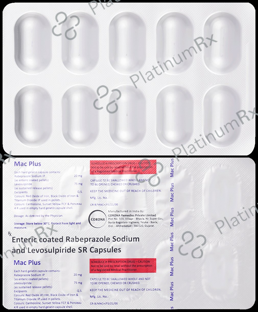 Mac Plus 75/20mg Capsule SR 10s