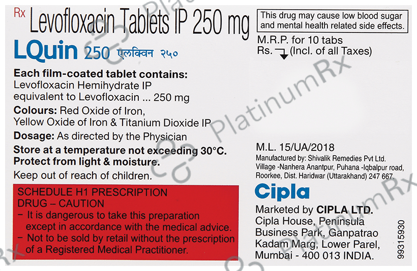 LQuin 250 Tablet