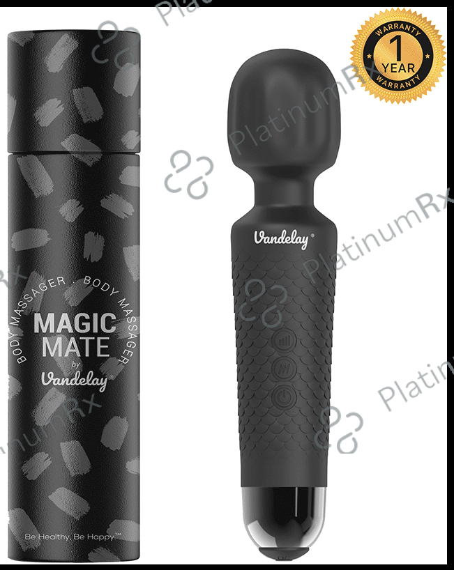 Vandelay Magic Mate Body Massager Matte Black