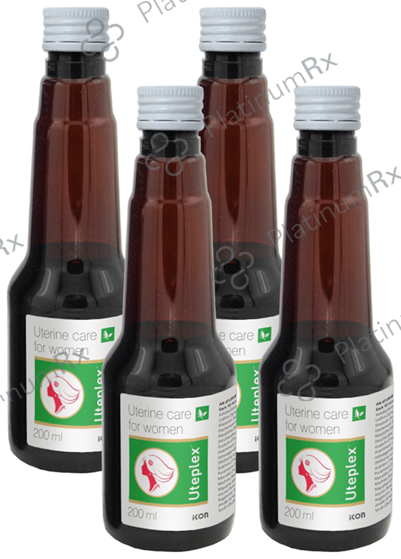 Uteplex Syrup (200ml Each) 4 bottles