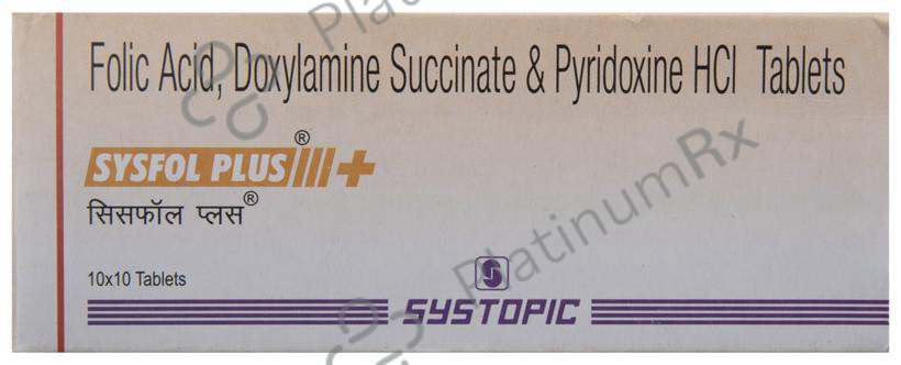 Sysfol Plus 10/2500mcg/10mg Tablet 10s