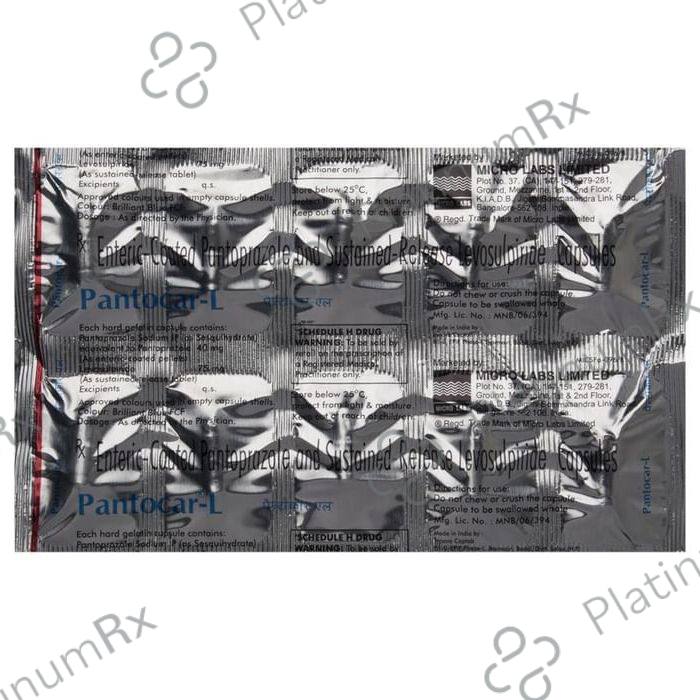 Pantocar L 75/40mg Capsule SR 10s