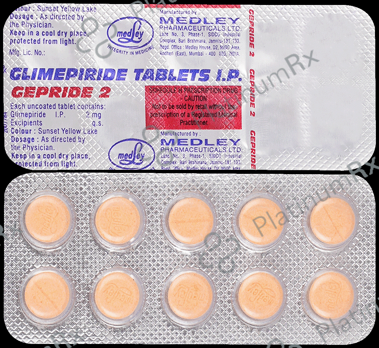 Gepride 2mg Tablet 10s