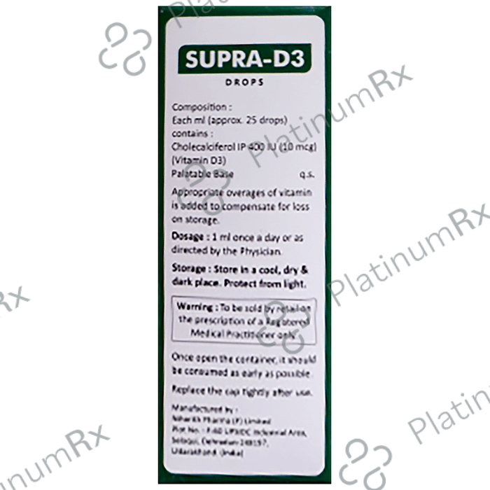 Supra-D3 Oral Drops