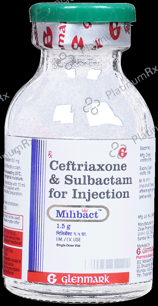 Milibact 1000/500mg Injection 10ml