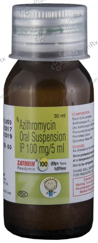 Zathrin 100 Readymix Oral Suspension 30 Oral Suspension