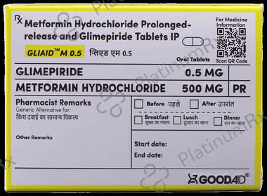 Gliaid M 0.5 Tablet PR