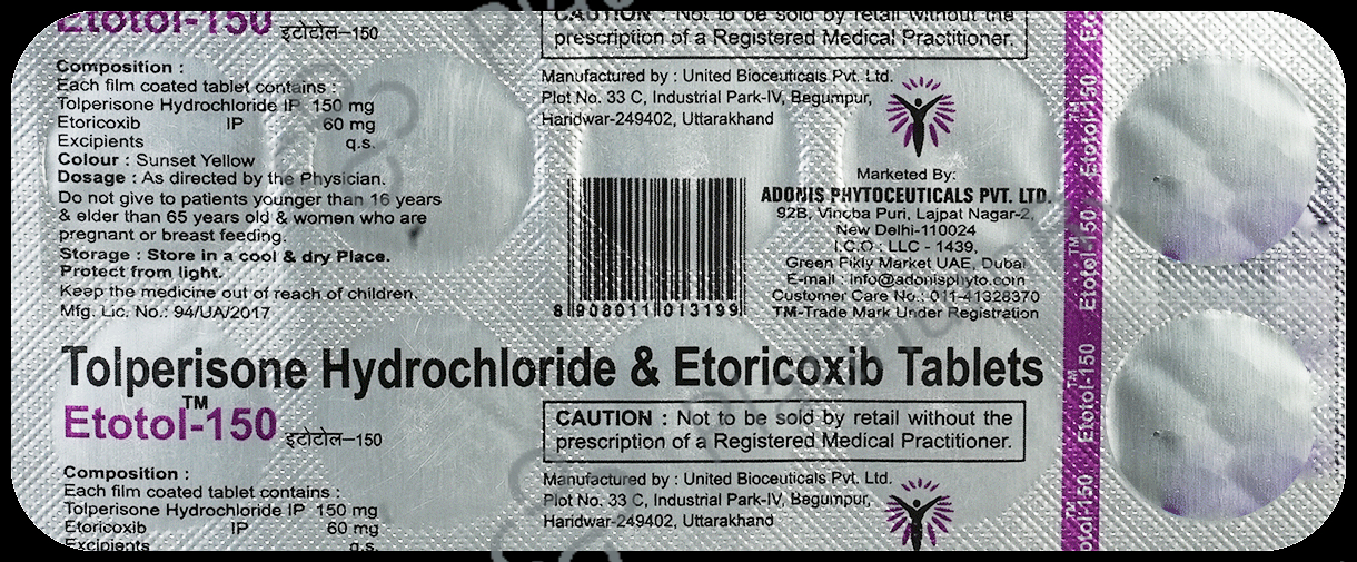 Etotol 150 Tablet
