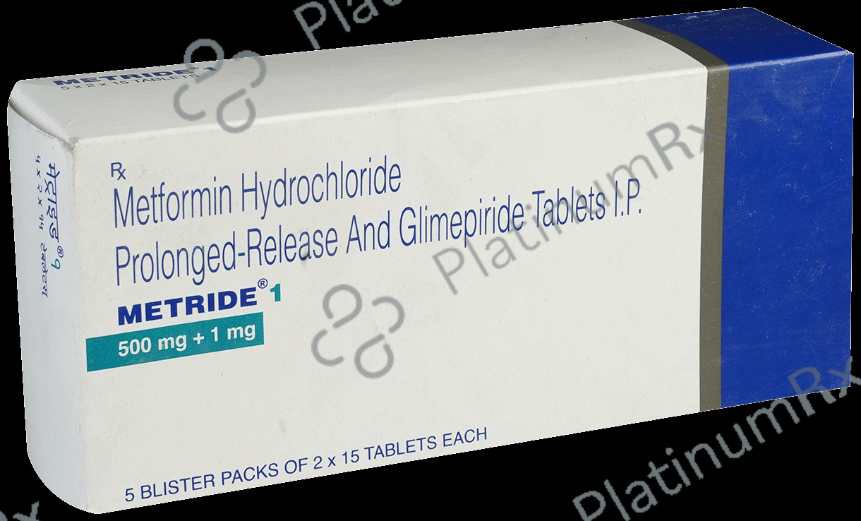 Metride 1/500mg Tablet PR 15s