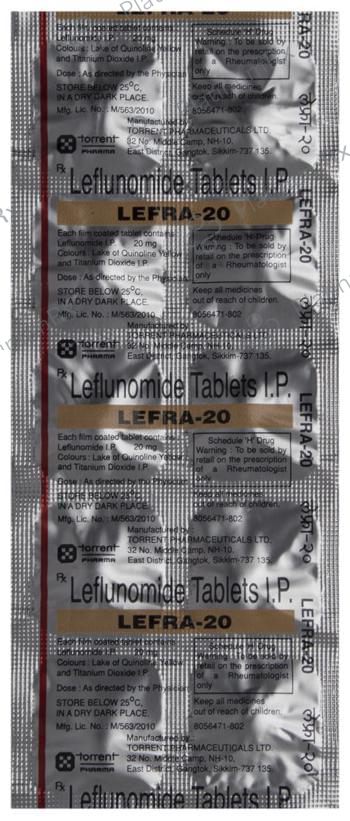 Lefra 20mg Tablet 10s