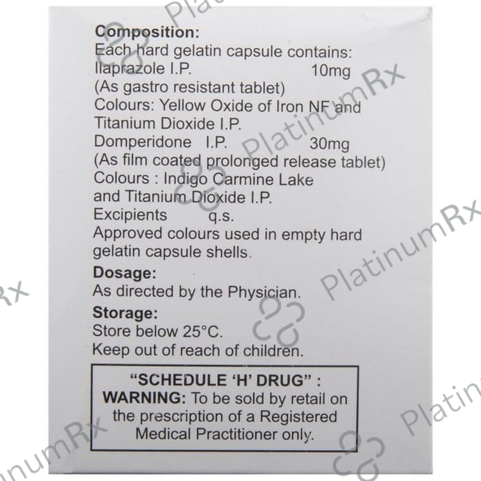 Ilapro D 30/10mg Capsule PR 10s