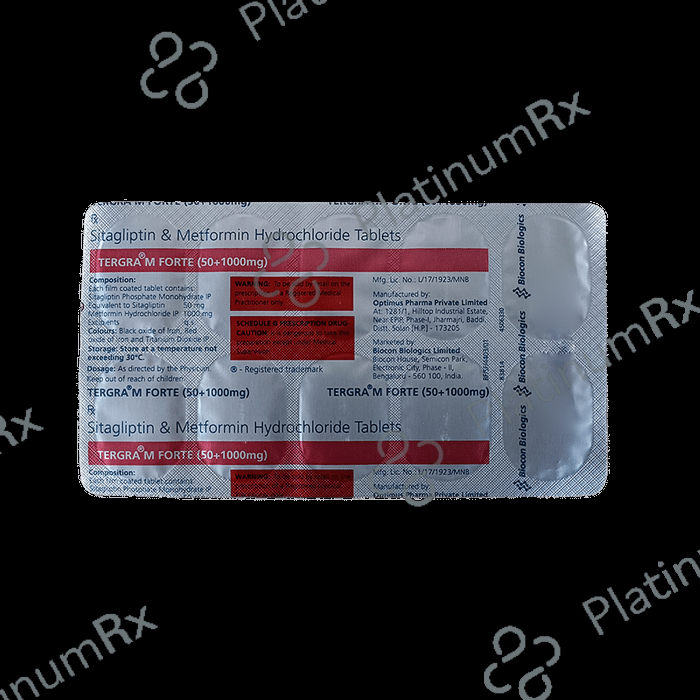 Tergra M Forte 50/1000mg Tablet 10s