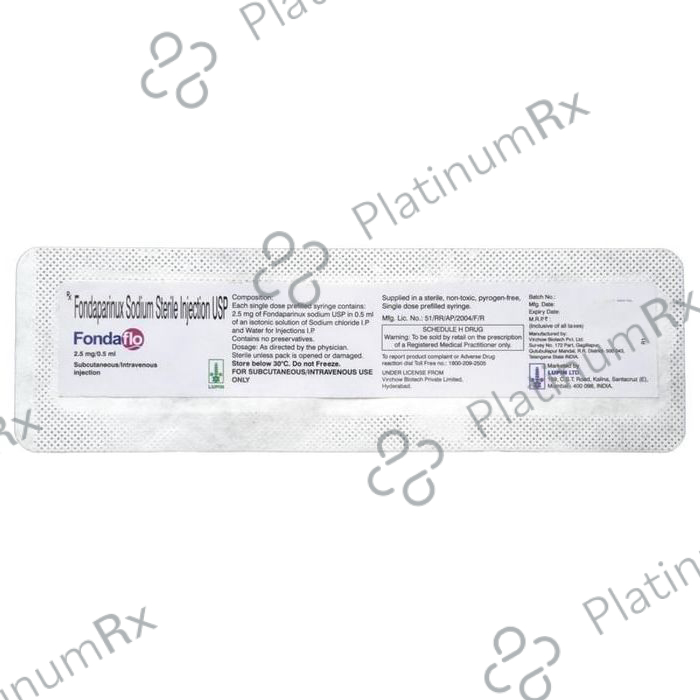 Fondaflo 2.5mg Injection 1s