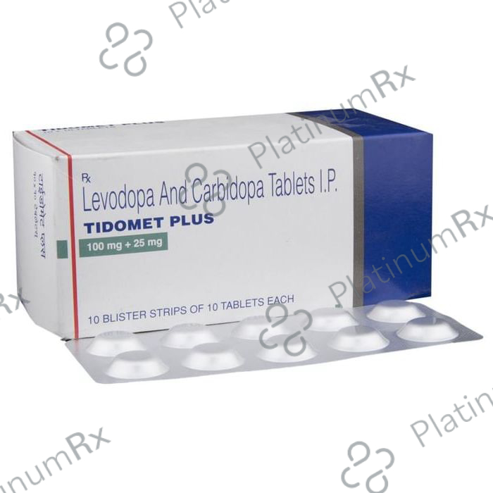 Tidomet Plus 25/100mg Tablet 10s