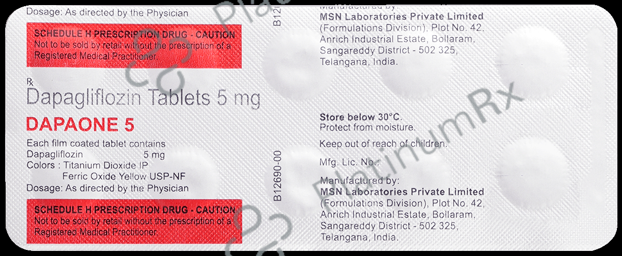 Dapaone 5mg Tablet 10s