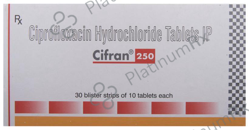 Cifran 250mg Tablet 10s