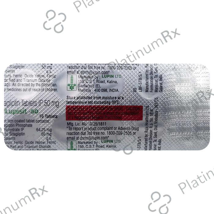 Lupisit 50mg Tablet 10s