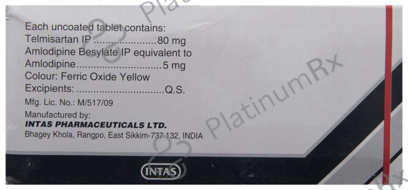 Sartel AM 80 Tablet