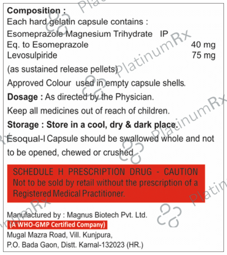 Esoqual-L Capsule SR