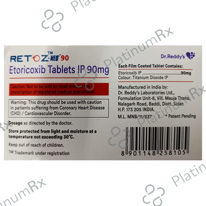 Retoz Neo 90mg Tablet 10s