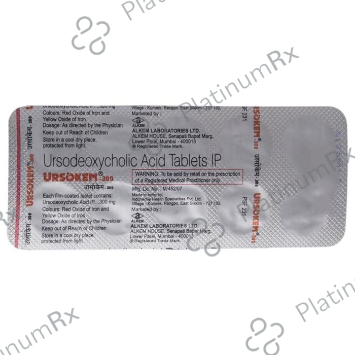 Ursokem 300mg Tablet 10s