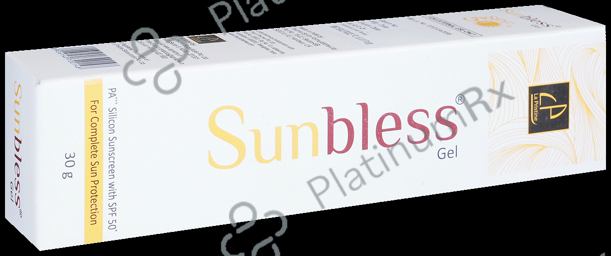 Sunbless Silicon Sunscreen SPF 50+ Gel 30gm
