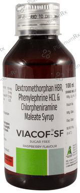 Viacof-SF Syrup Raspberry Sugar Free