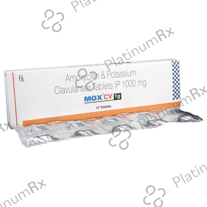 Mox CV 1G 875/125mg Tablet 10s