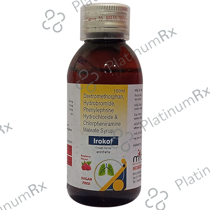 Irokof Syrup Raspberry Sugar Free