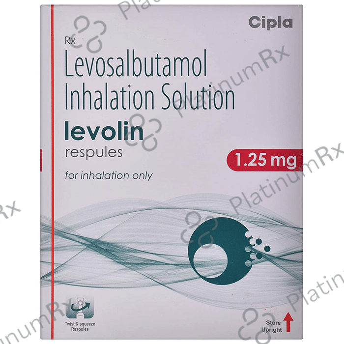 Levolin 1.25mg Respules 5s