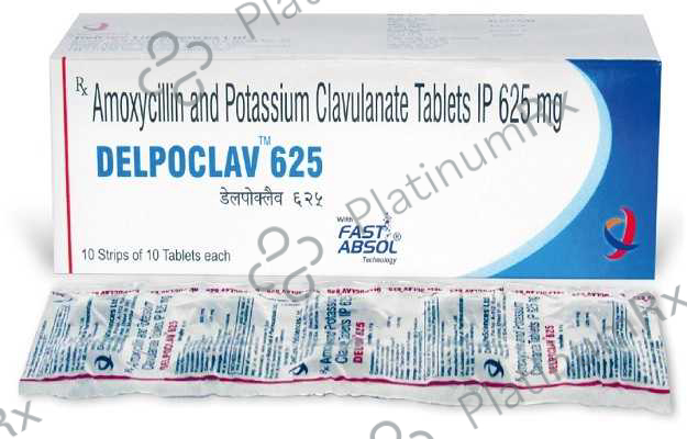 Delpoclav 625mg Tablet 10s