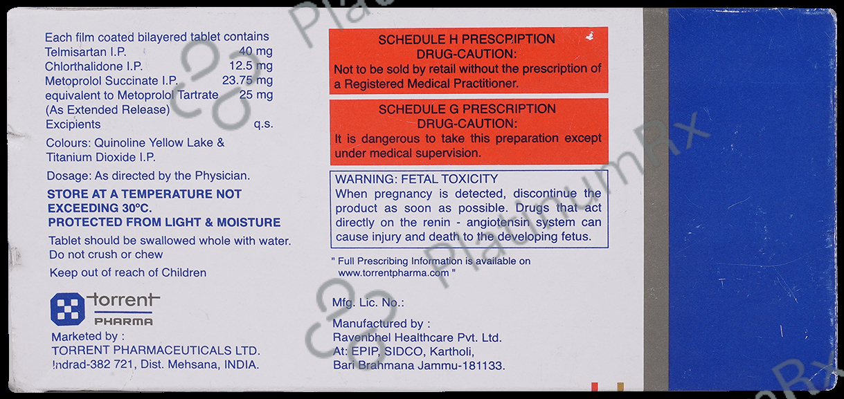 Telsar CHM 12.5/25/40mg Tablet 10s
