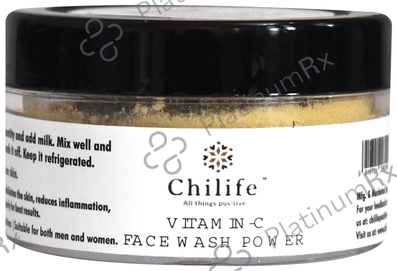 Chilife Vitamin- C Face Wash Powder
