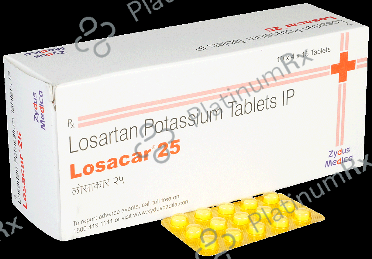 Losacar 25mg Tablet 15s