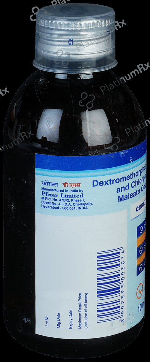 Corex DX 4/10mg Syrup 100ml