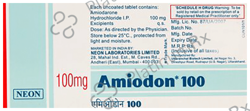 Amiodon 100mg Tablet