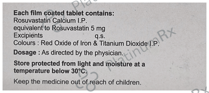 Rosave 5mg Tablet 15s