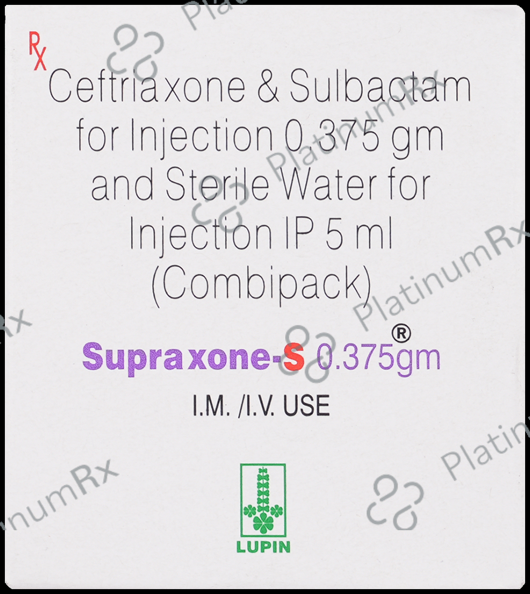 Supraxone S 250 mg/125 mg Injection