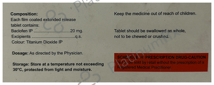 Bybaclo 20mg Tablet