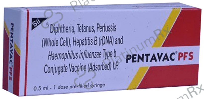 Pentavac PFS Vaccine 0.5ml