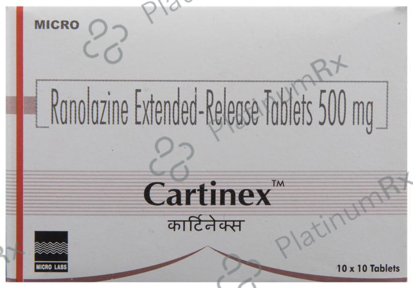 Cartinex 500mg Tablet ER 10s