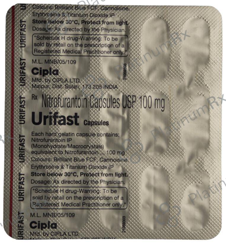 Urifast 100mg Capsule 15s