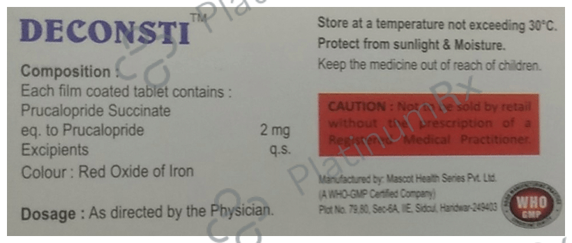 Deconsti Tablet