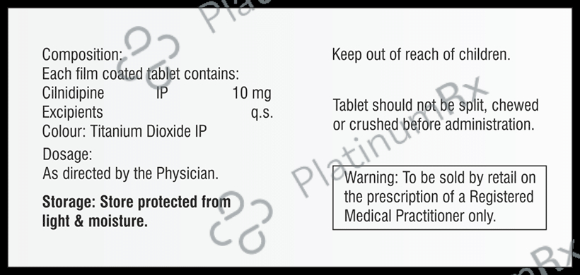 Cilniaish 10 Tablet