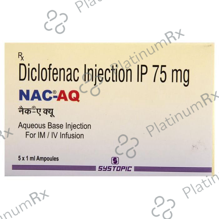 NAC AQ 75mg Injection 1ml