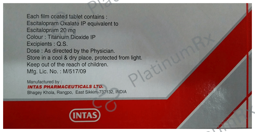 Rexipra 20mg Tablet 10s