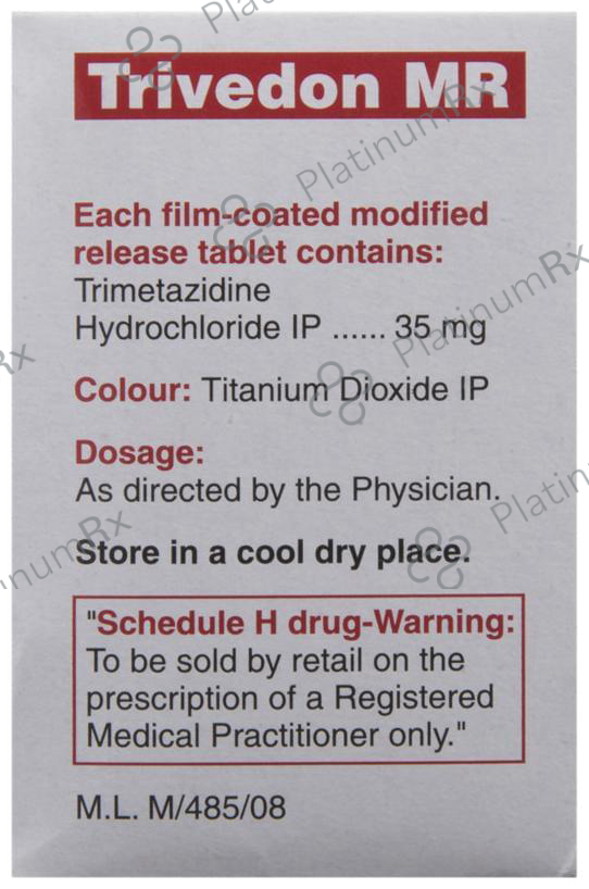 Trivedon MR 35mg Tablet 10s