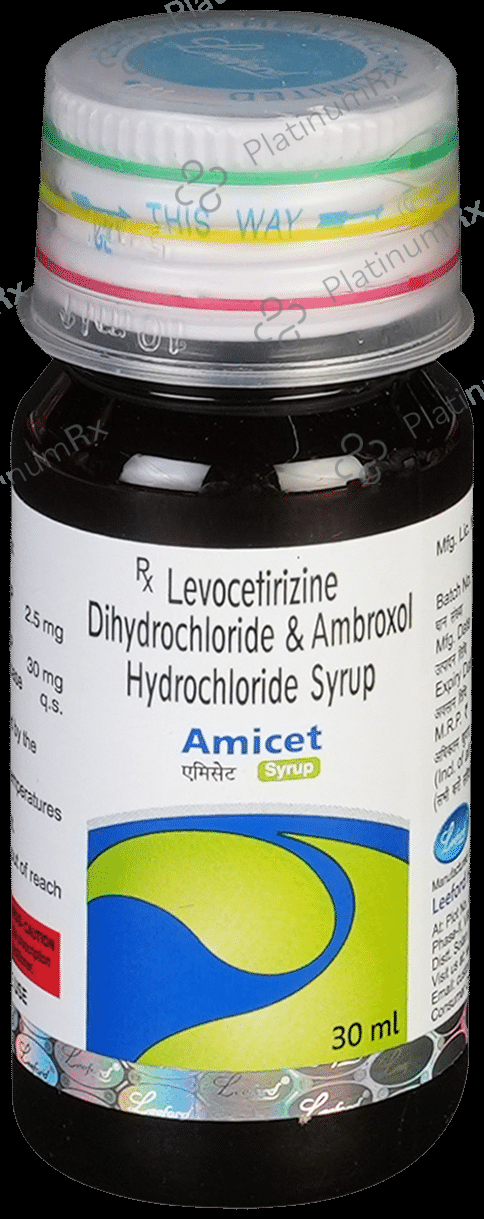 Amicet 30/2.5mg Syrup 30ml