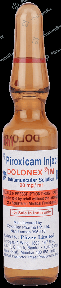 Dolonex IM 20mg Injection 1ml