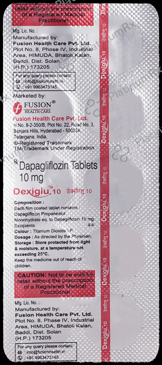 Dexiglu 10mg Tablet 10s